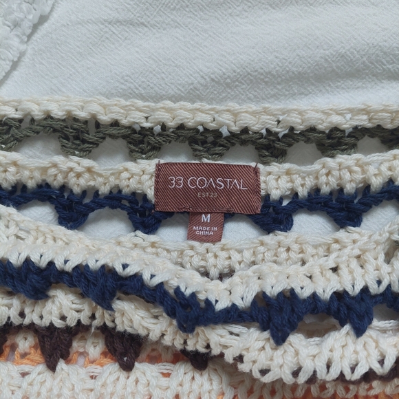 🎊HP!!🎊33 Coastal Crochet Sweater - Picture 5 of 8